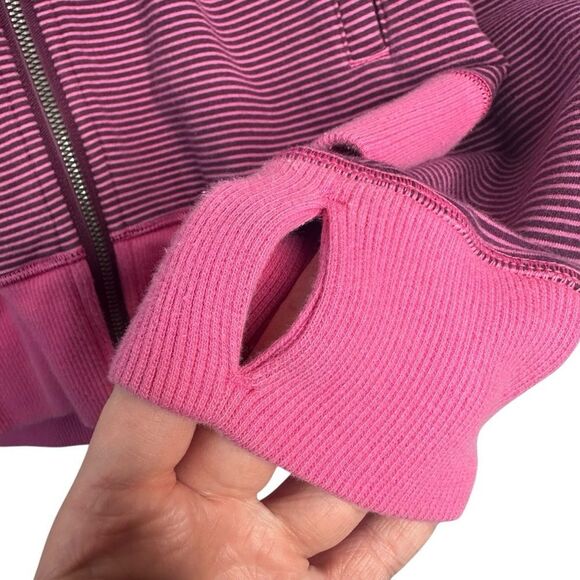 |EUC| LULULEMON Bliss Break Full Zip Striped Hoodie - Picture 6 of 7